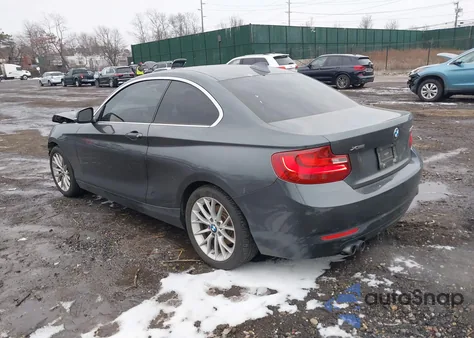 2015 BMW 228I xDrive from USA, damaged, VIN WBA1F7C53FVX96206